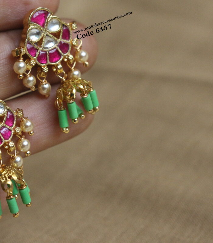Jadaukundan earrings