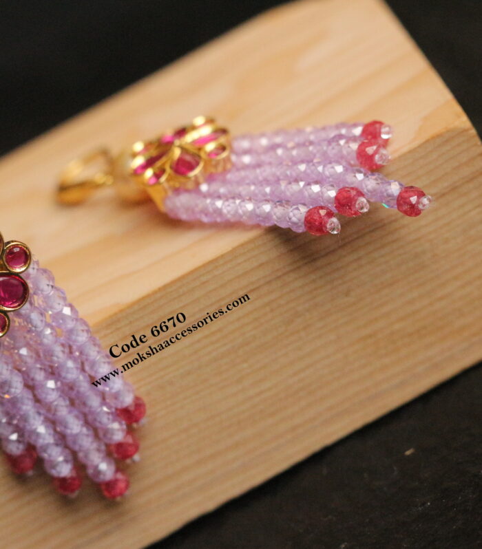 CZ earrings with real cz drops