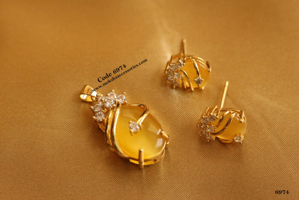 CZ pendant set