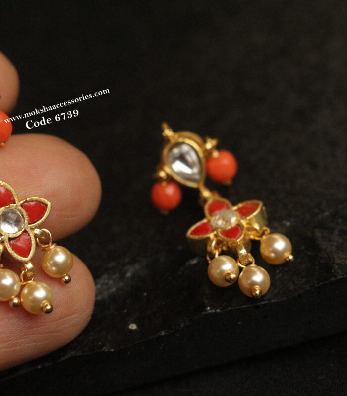 Jadaukundan earrings