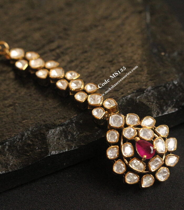 92.5 silver maang tika (14.1 Gms)
