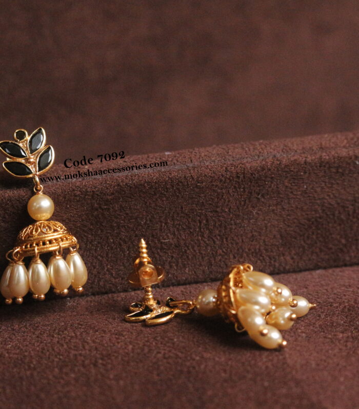 CZ studs with real sarvoski drops
