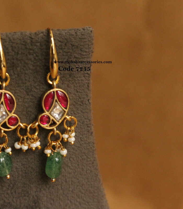 Jadaukundan earrings