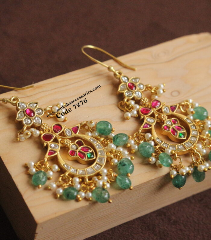 Jadaukundan earrings