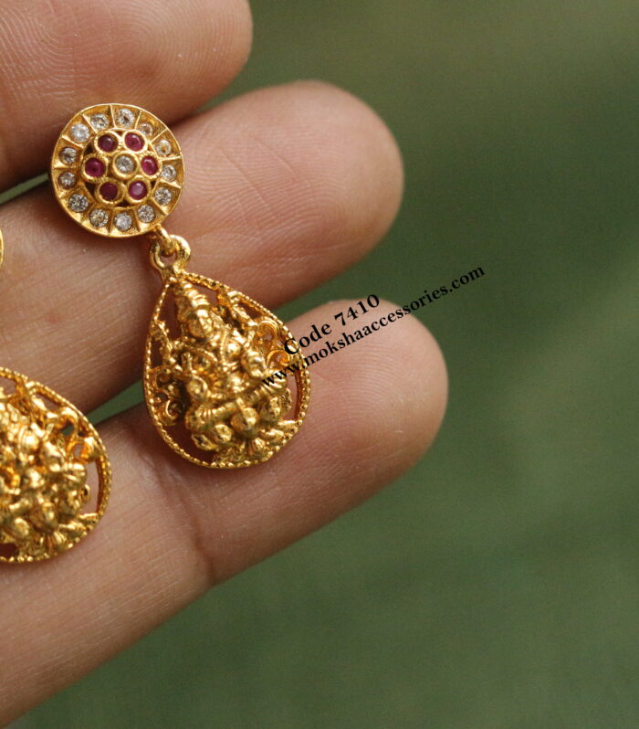 Lakshmi devi earrings