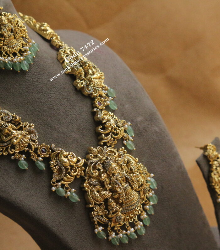 Nakshi lakshmi devi neck set