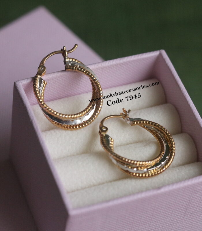 Hoops with multi shade