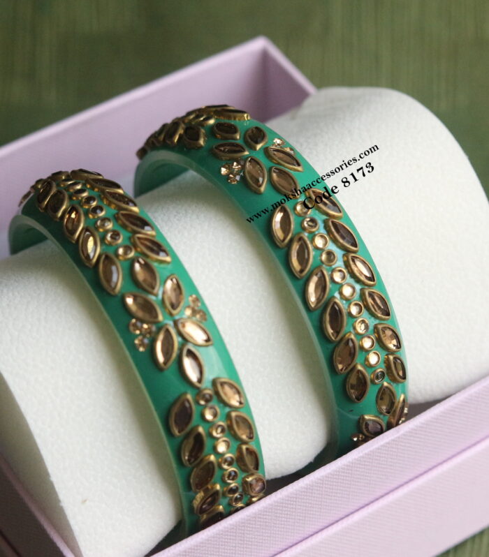 Ivory material bangles set of 2 (2.8- 4 , 2.6-2, 2.4- 4 sizes available)