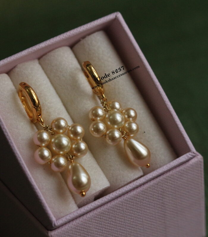 Pearl earrings