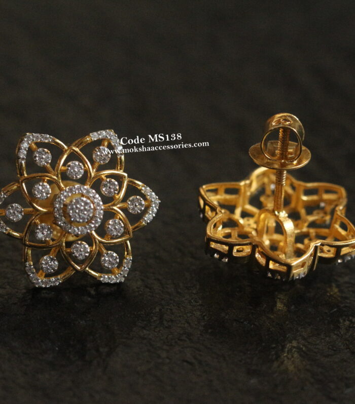 92.5 silver cz studs (7 gms)
