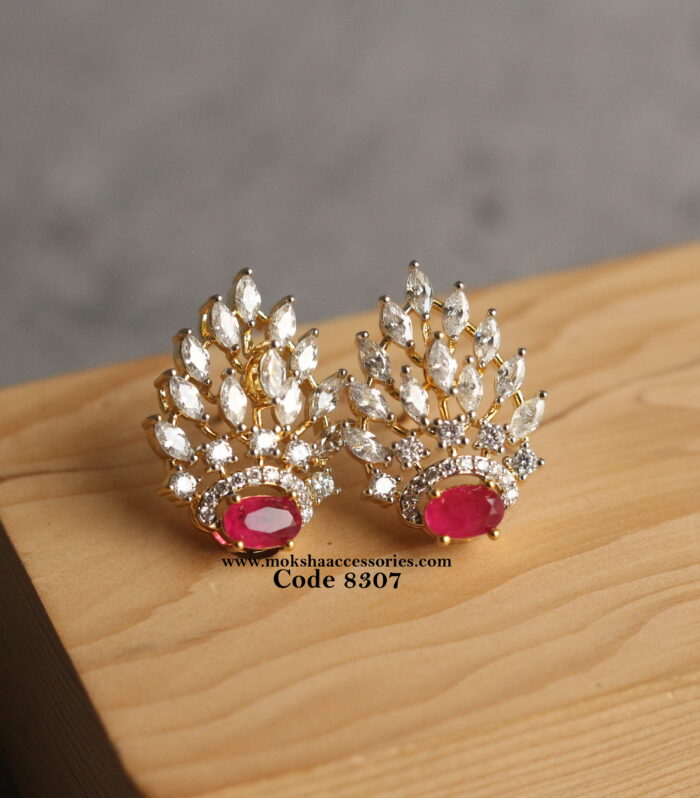 CZ diamond alike studs