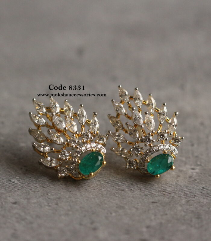 CZ diamond alike studs