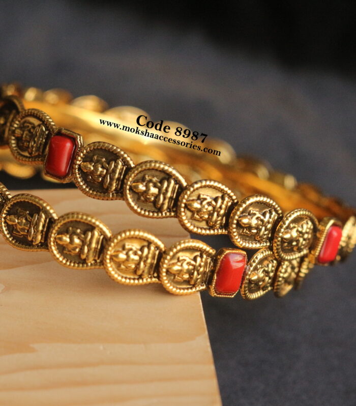 Kadu coral bangles (set of 2 ) 2.6, 2.4,2.8 sizes available