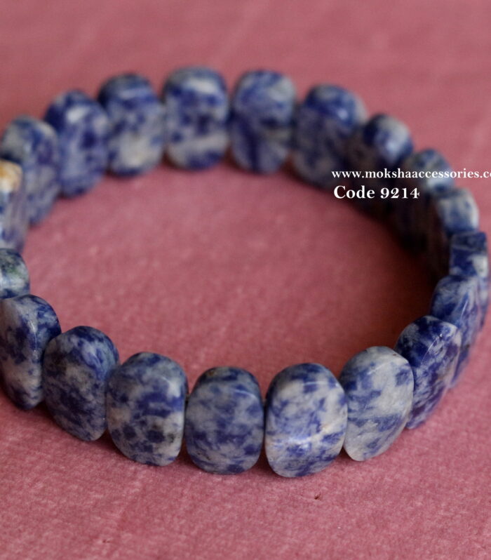 Tumbled stone bracelet