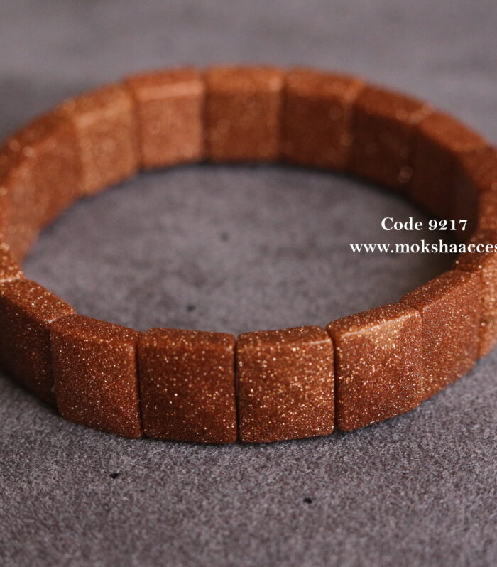 Tumbled stone bracelet