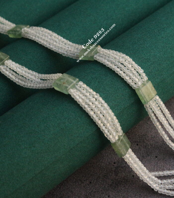 Real cz crush beads with thumbleds