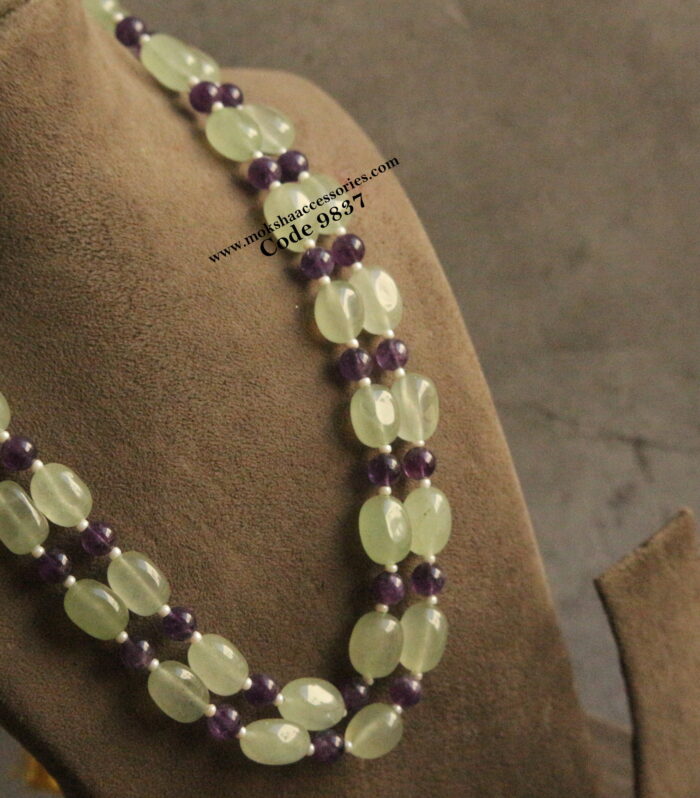 Natural Amethyst Purple Quartz and jades