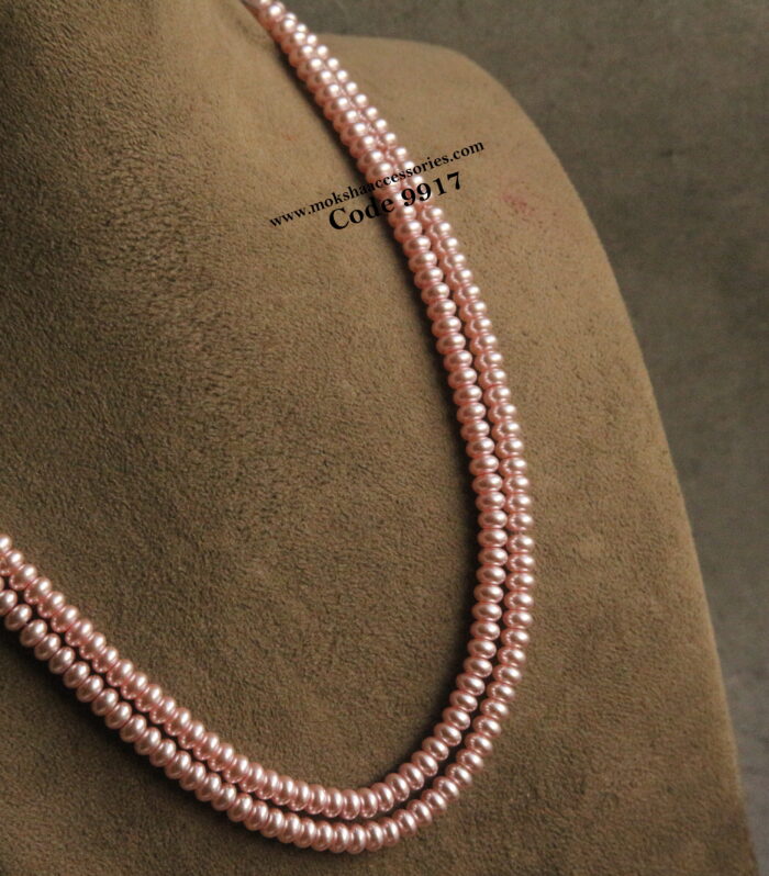 Taiwan shell pearls mala
