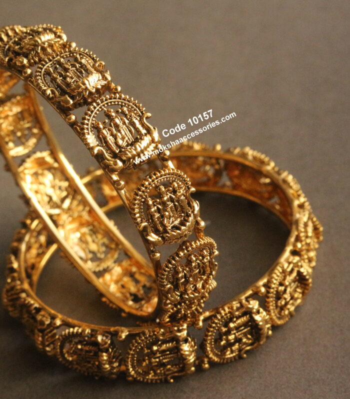 Nakshi ramparivar bangles set of 2 (Available in 2.6)