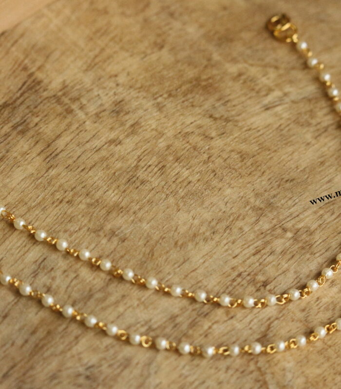 Jadaukundan ear chains