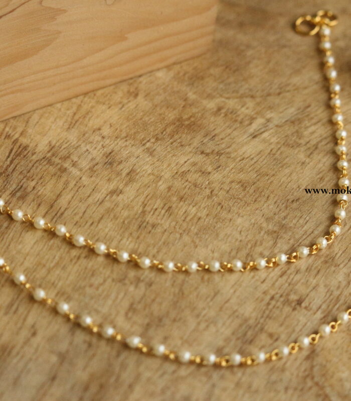 Jadaukundan ear chains