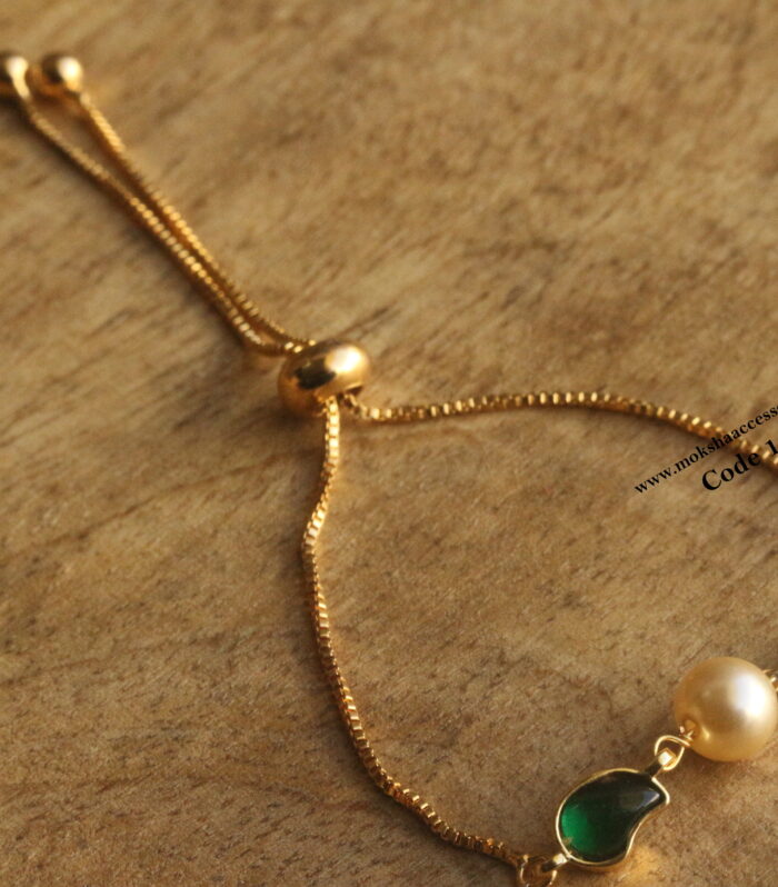 Jadaukundan adjustable bracelet