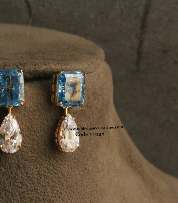Russian stone earrings