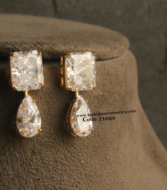 Russian stone earrings