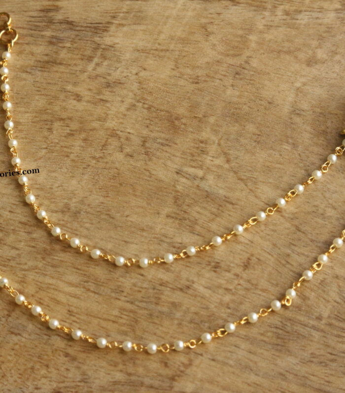 Jadaukundan ear chains