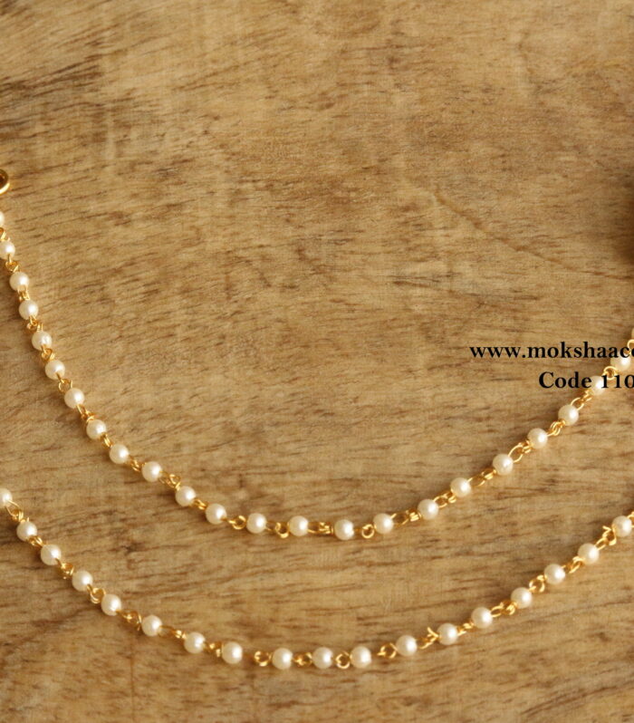 Jadaukundan ear chains