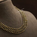 Black and Yellow Beads Mala