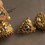 Nakshi Jhumki with Ruby Drops