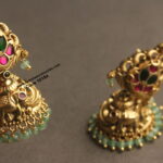 Nakshi Jhumki with Emerald Drops