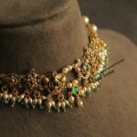 Nakshi Choker with Pearl Drops