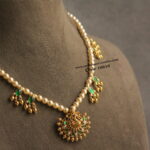 Nakshi Pendant with Jadaukundans and Swarovski Pearls