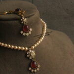 Victorian Choker Set with Swarovski Pearls