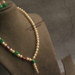 Elephant Beads with Swarovski Pearls and Onyx Beads