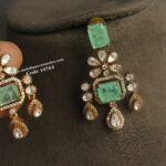 Mozonite Mint Stone Earrings