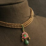 Swarovski Pearl Choker with Jadaukundan Pendant