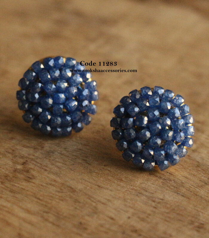 Real cz and sarvoski pearl studs