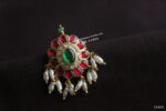 Jadaukundan Pendant with Real Pearls - Image 2