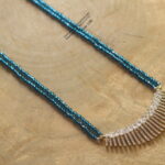 CZ Pendant with Rama Green Beads