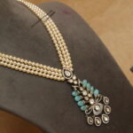 Victorian Pendant with Swarovski Pearl Mala