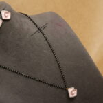 Black Beads with Pendant Set