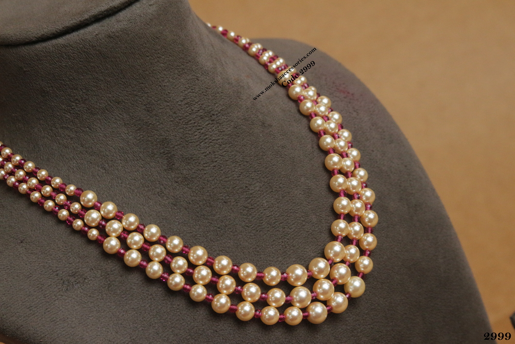 2999.jpg Swarovski Pearl with Ruby Drops - Image 1
