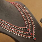 CZ Beads with Coral Pendants and CZ Drops Mala