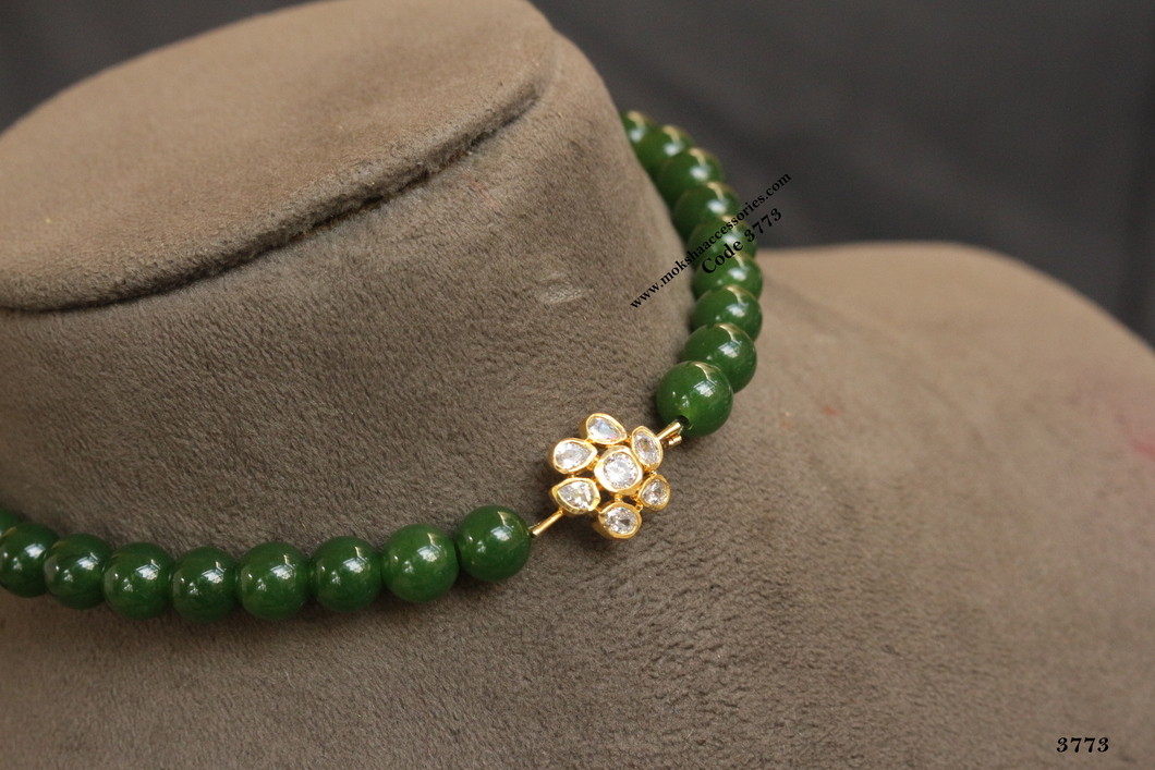3773.jpg CZ Pendant with Agates - Image 1