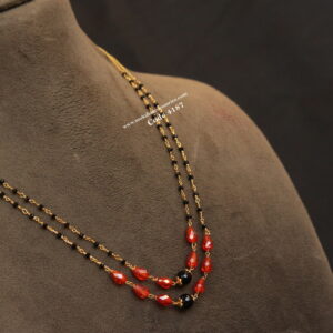 Black Beads with CZ Beads