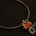 Hasli with Coral Pendant