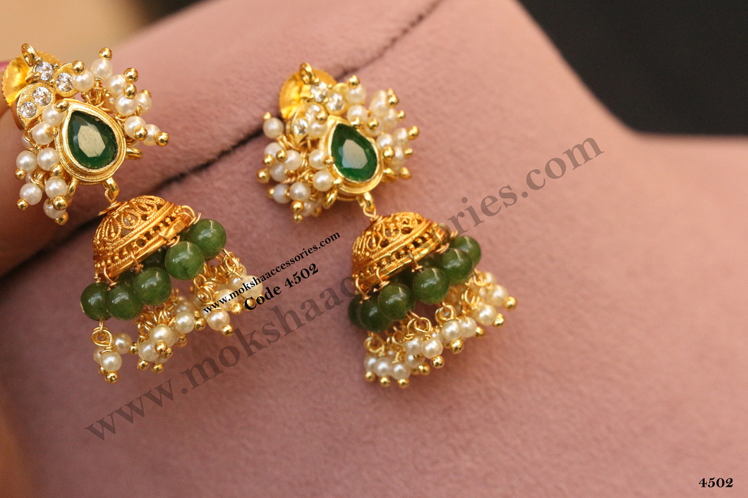 4502.jpg Pearl Jhumki - Image 1